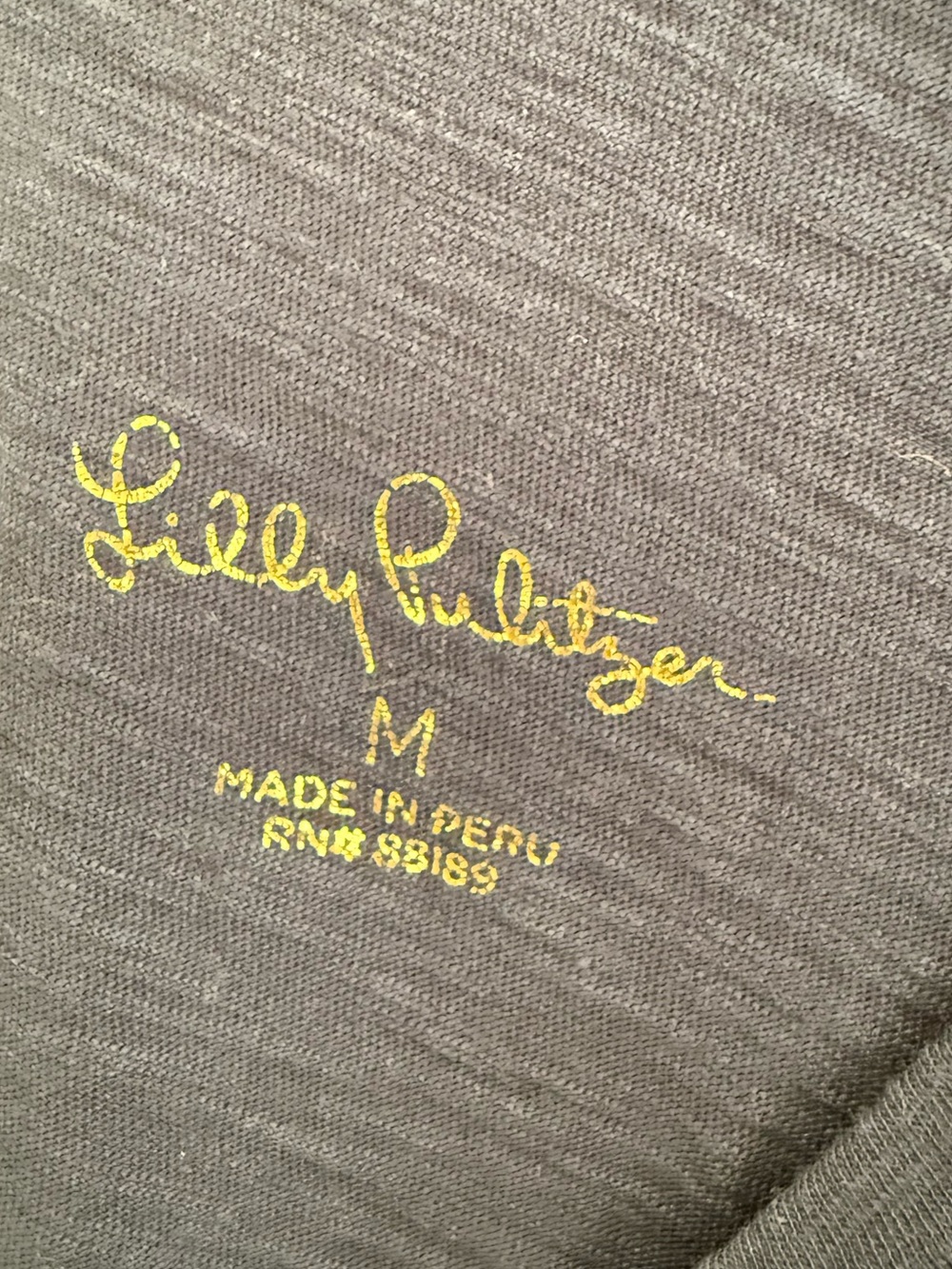 Lilly Pulitzer Pom Pom Trim Tank Top Navy Blue Medium - Picture 4 of 8
